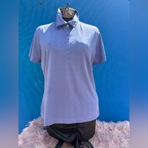 Nike Golf Fit Dry Lavender Performance Polo Shirt - Women's Large (12-14)